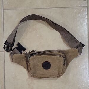 Tan Canvas Waist Bag